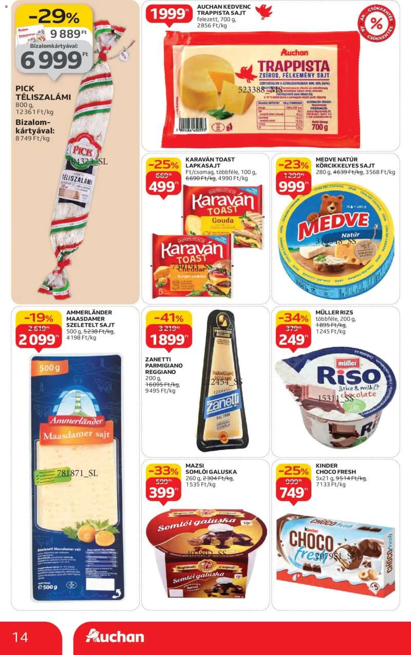 Auchan Akciós újság Auchan 14 oldal