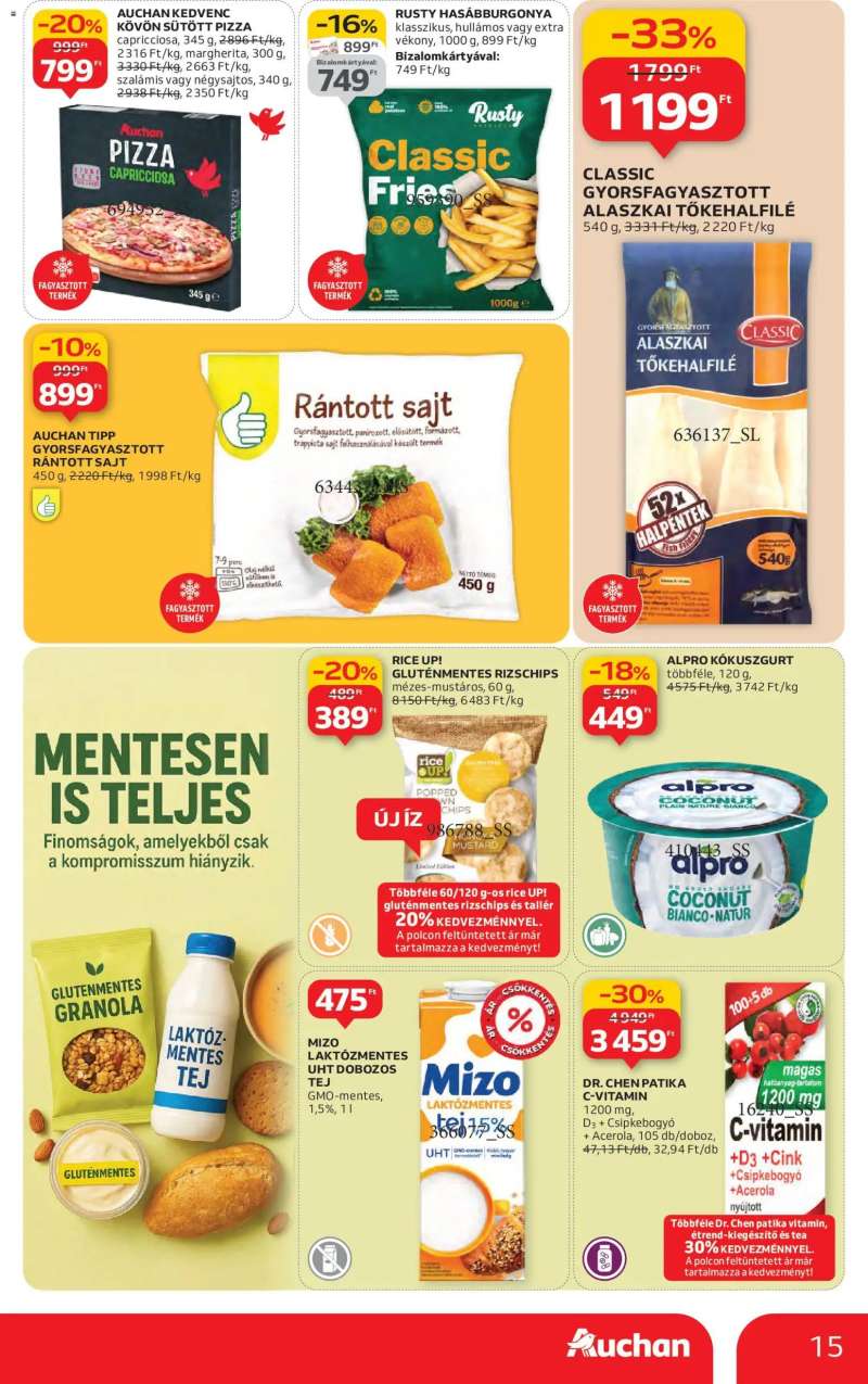 Auchan Akciós újság Auchan 15 oldal