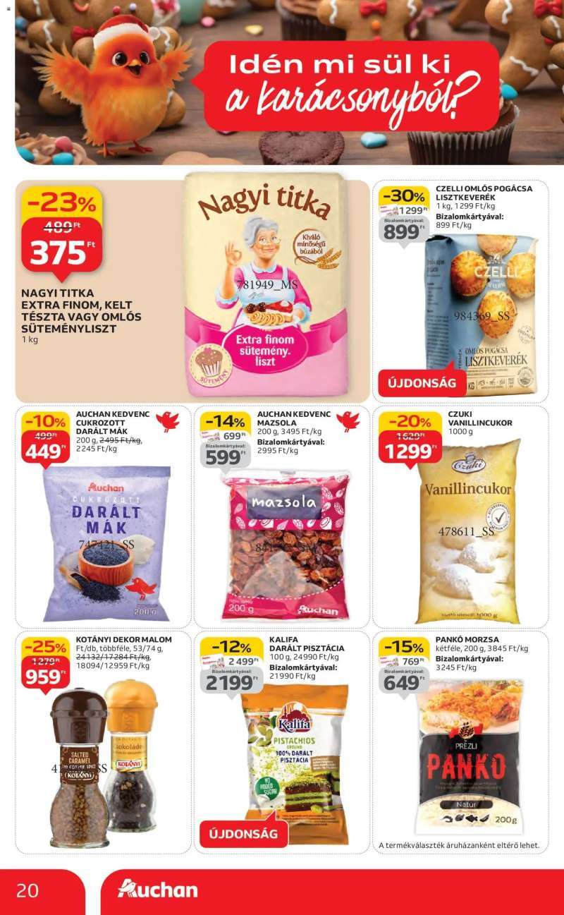 Auchan Akciós újság Auchan 20 oldal