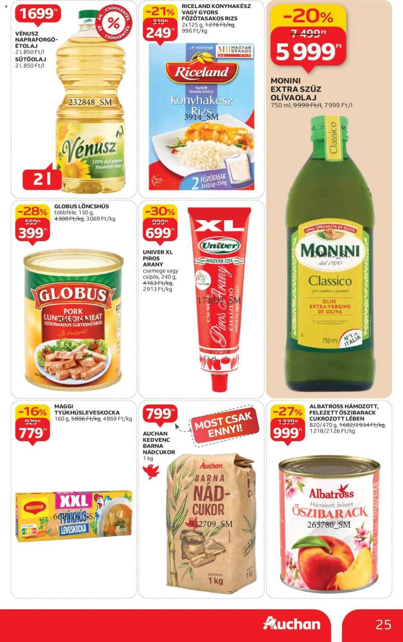 Auchan Akciós újság Auchan 25 oldal
