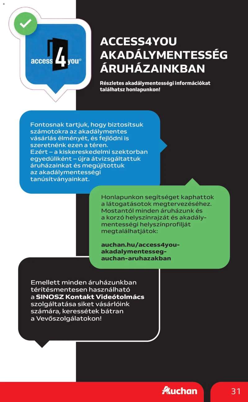 Auchan Akciós újság Auchan 31 oldal