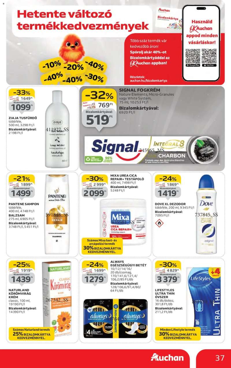 Auchan Akciós újság Auchan 37 oldal
