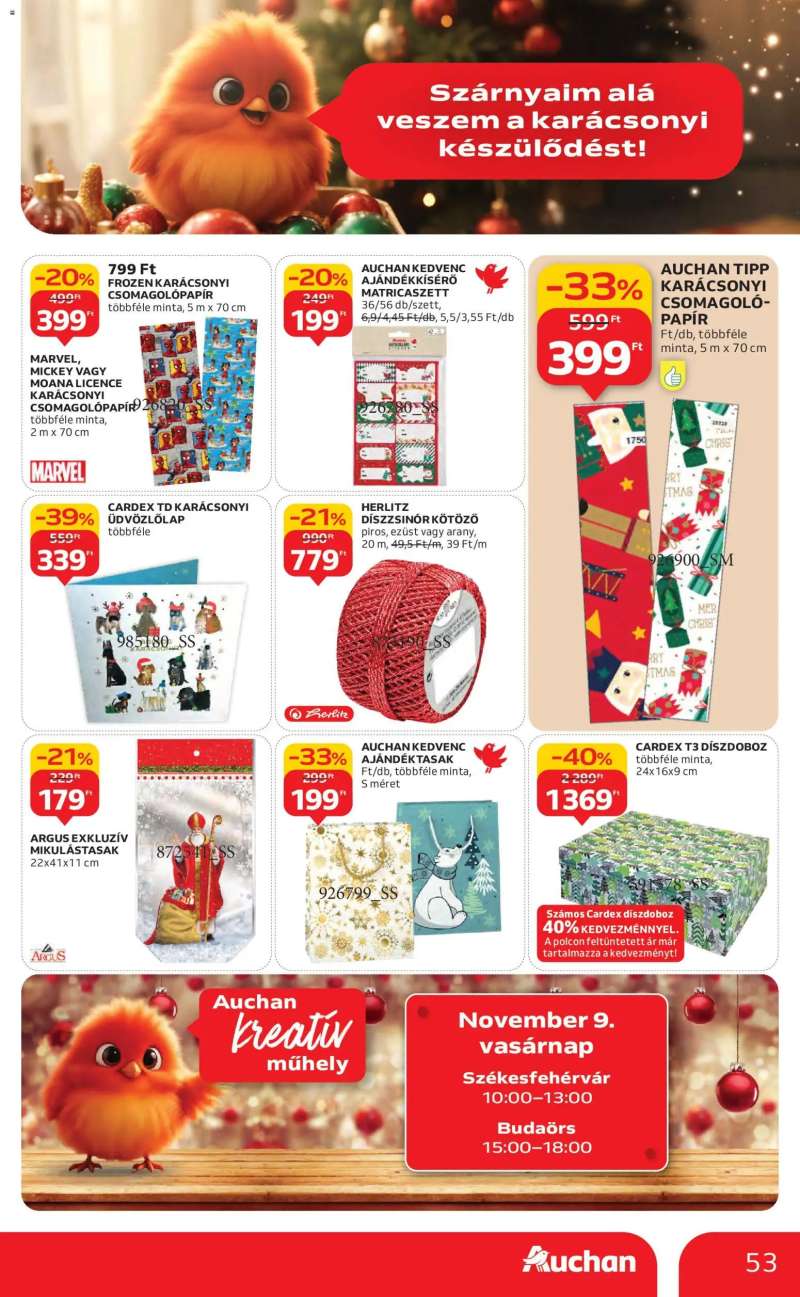 Auchan Akciós újság Auchan 53 oldal