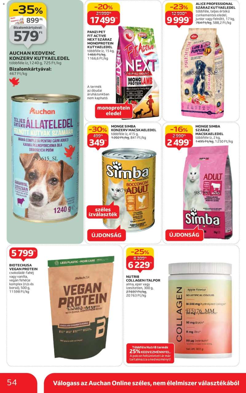 Auchan Akciós újság Auchan 54 oldal