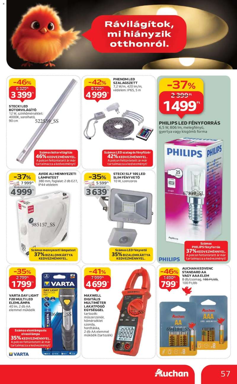 Auchan Akciós újság Auchan 57 oldal