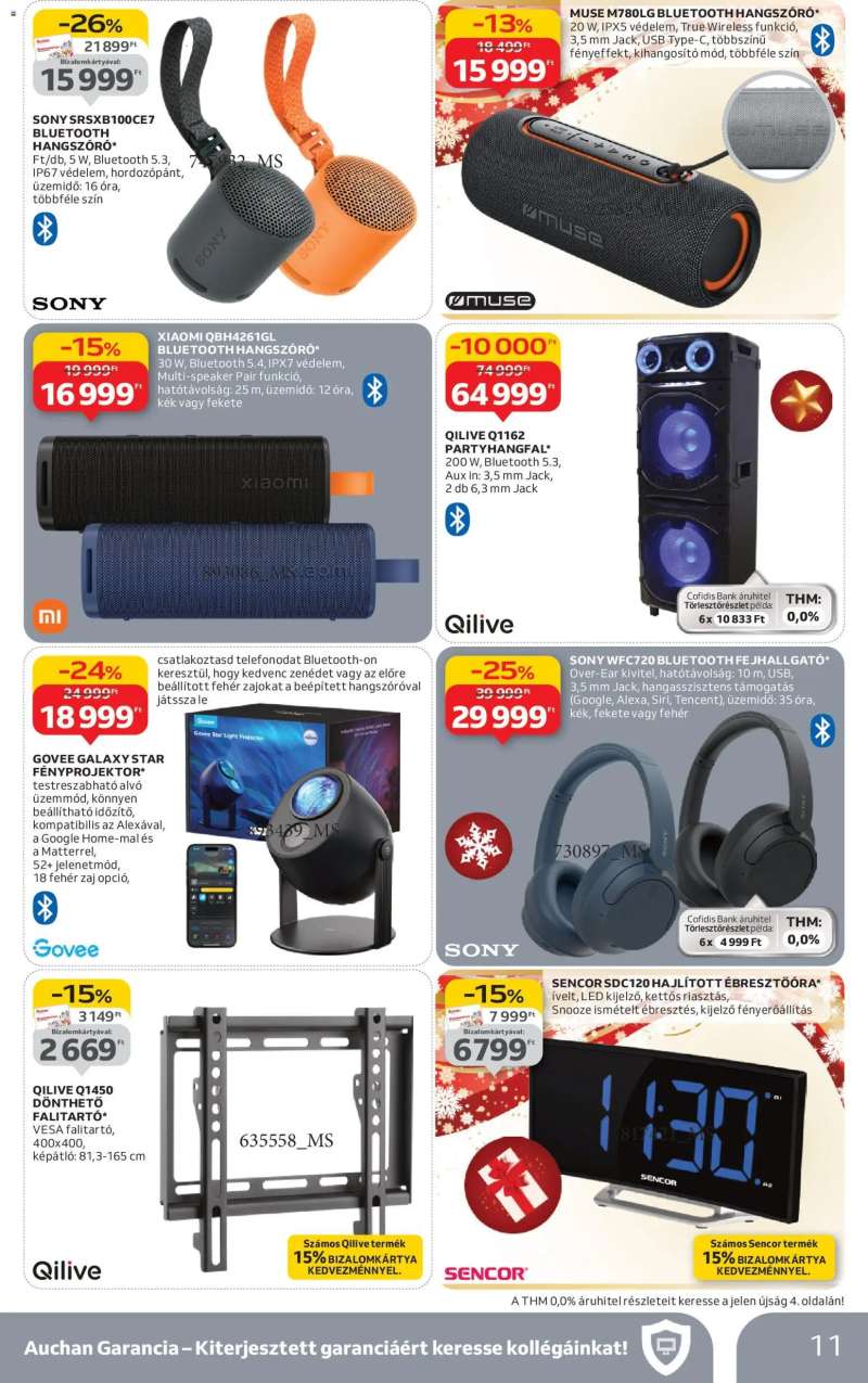 Auchan Hipermarket elektronikai termékek 11 oldal