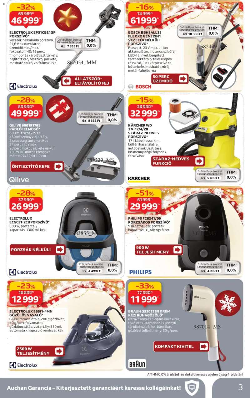 Auchan Hipermarket elektronikai termékek 3 oldal