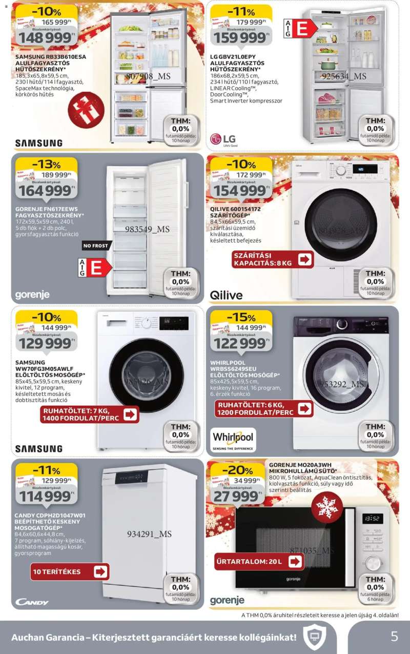 Auchan Hipermarket elektronikai termékek 5 oldal