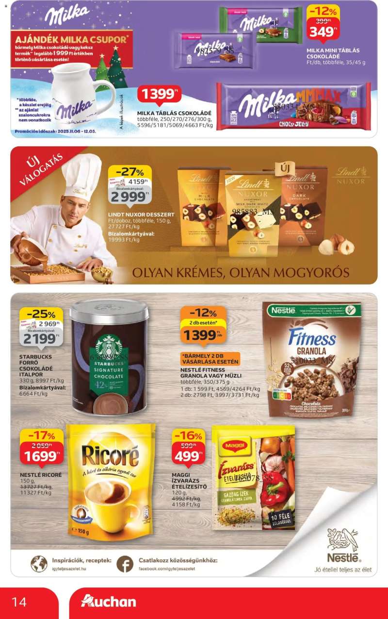 Auchan Hipermarket márkás akciók 14 oldal