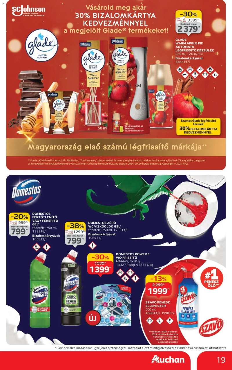 Auchan Hipermarket márkás akciók 19 oldal