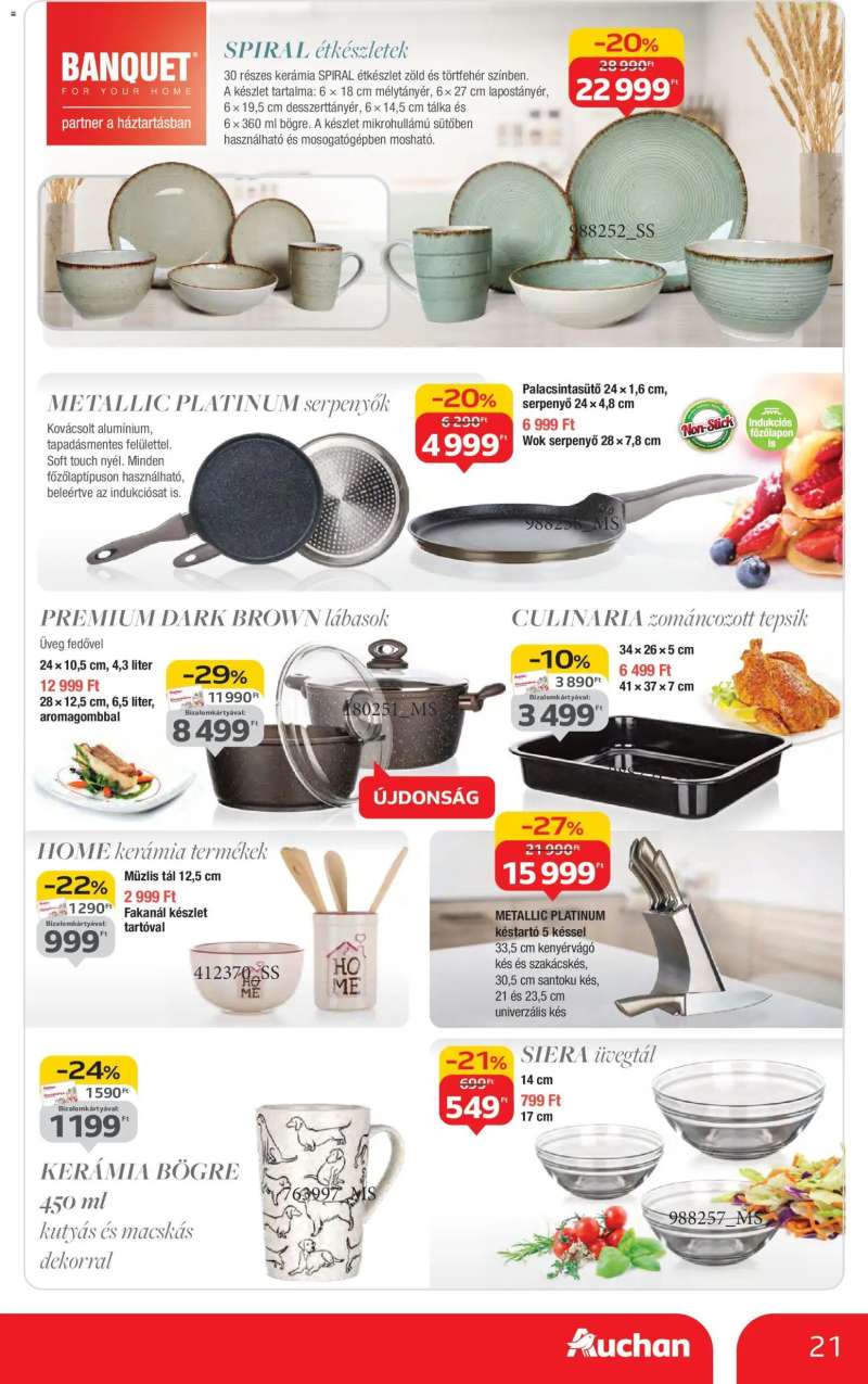 Auchan Hipermarket márkás akciók 21 oldal