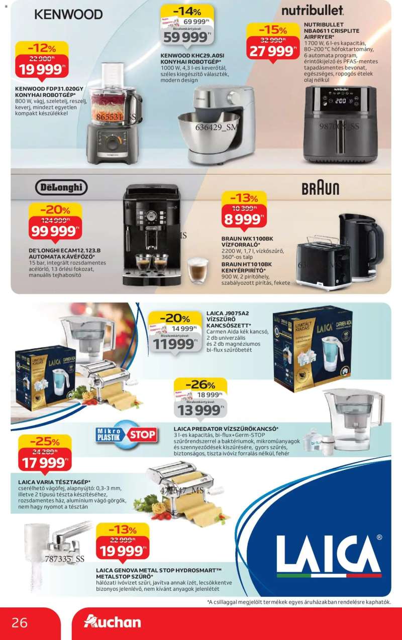 Auchan Hipermarket márkás akciók 26 oldal
