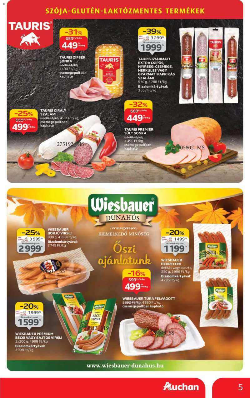 Auchan Hipermarket márkás akciók 5 oldal