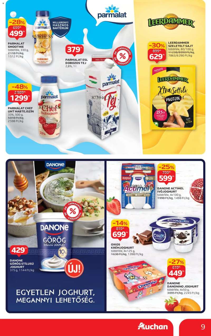Auchan Hipermarket márkás akciók 9 oldal
