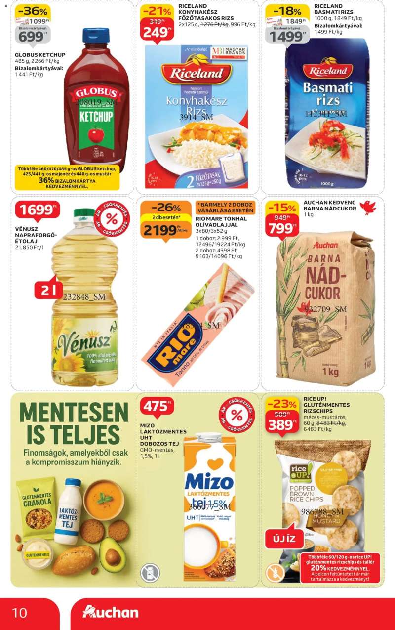 Auchan Szupermarket akciós újság 10 oldal