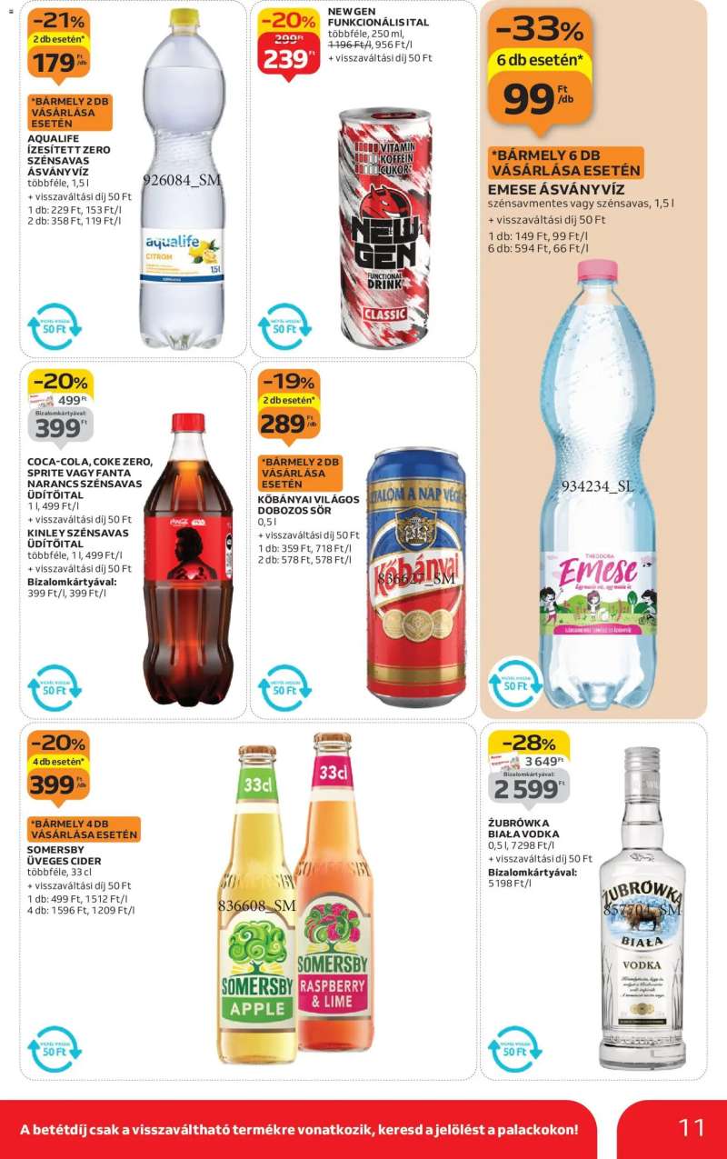 Auchan Szupermarket akciós újság 11 oldal