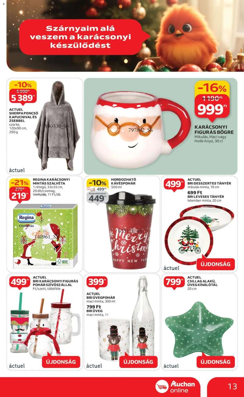 Auchan Szupermarket akciós újság 13 oldal