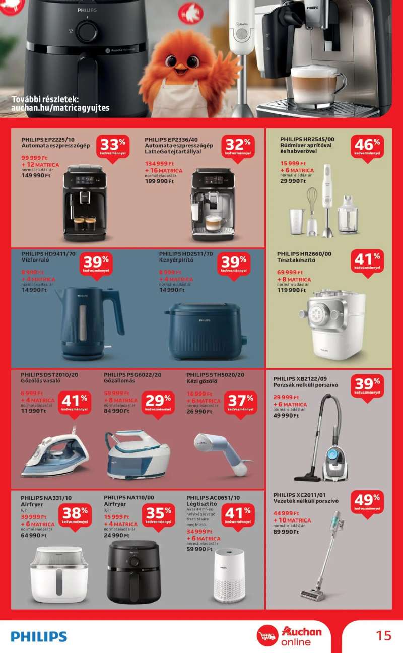 Auchan Szupermarket akciós újság 15 oldal