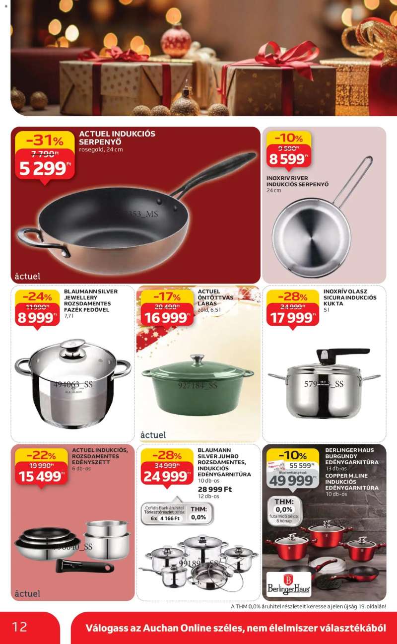 Auchan Karácsonyi ajándék ajánlataink 12 oldal