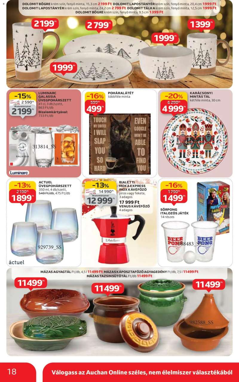 Auchan Karácsonyi ajándék ajánlataink 18 oldal