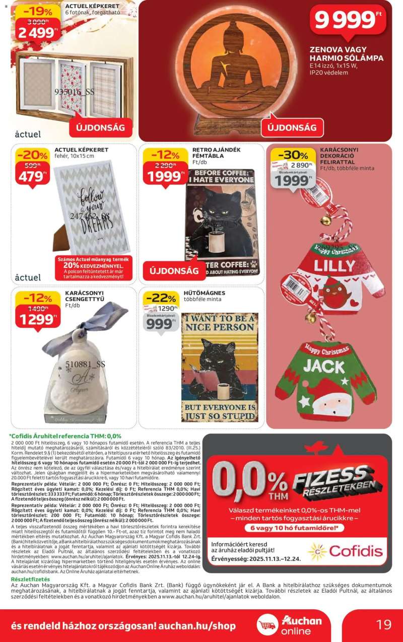 Auchan Karácsonyi ajándék ajánlataink 19 oldal