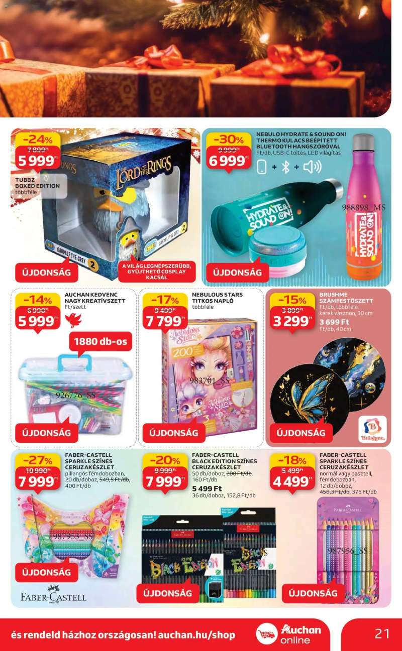 Auchan Karácsonyi ajándék ajánlataink 21 oldal