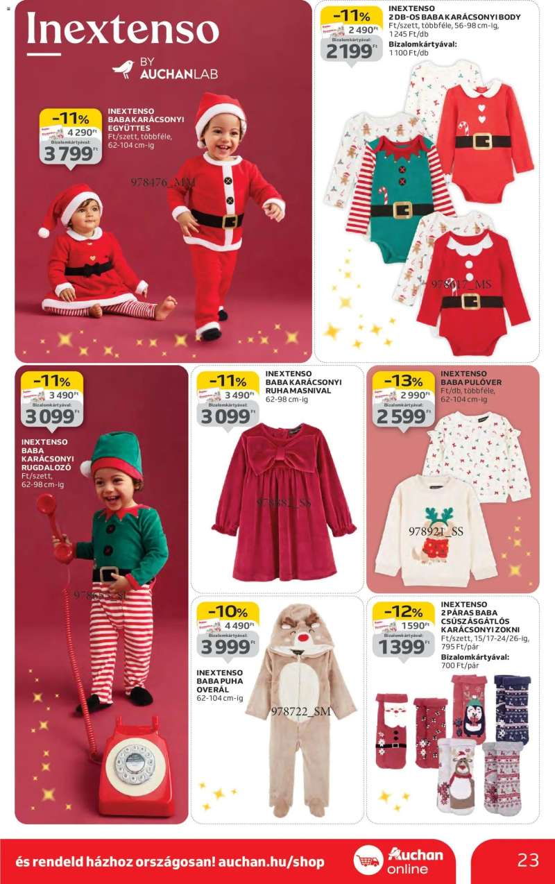 Auchan Karácsonyi ajándék ajánlataink 23 oldal