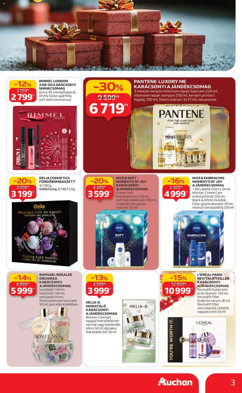 Auchan Karácsonyi ajándék ajánlataink 3 oldal