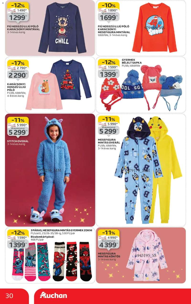 Auchan Karácsonyi ajándék ajánlataink 30 oldal
