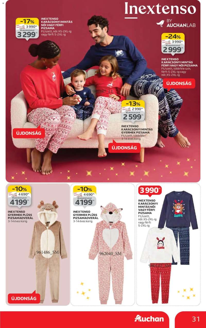 Auchan Karácsonyi ajándék ajánlataink 31 oldal