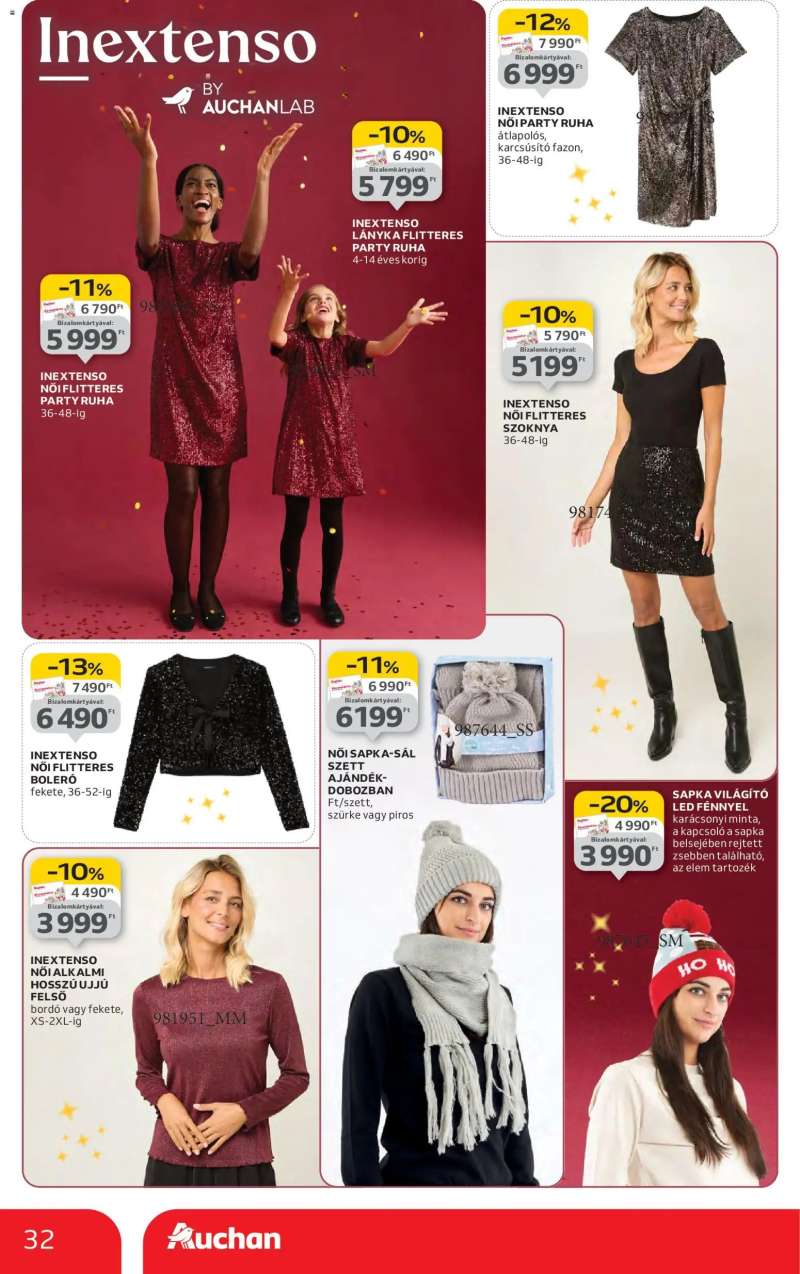 Auchan Karácsonyi ajándék ajánlataink 32 oldal