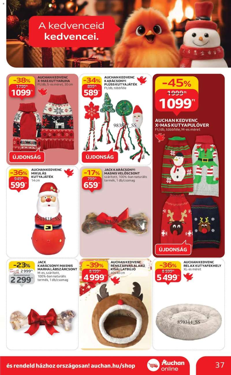 Auchan Karácsonyi ajándék ajánlataink 37 oldal