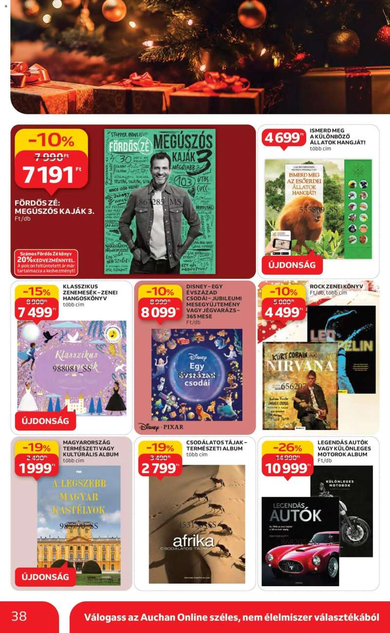 Auchan Karácsonyi ajándék ajánlataink 38 oldal