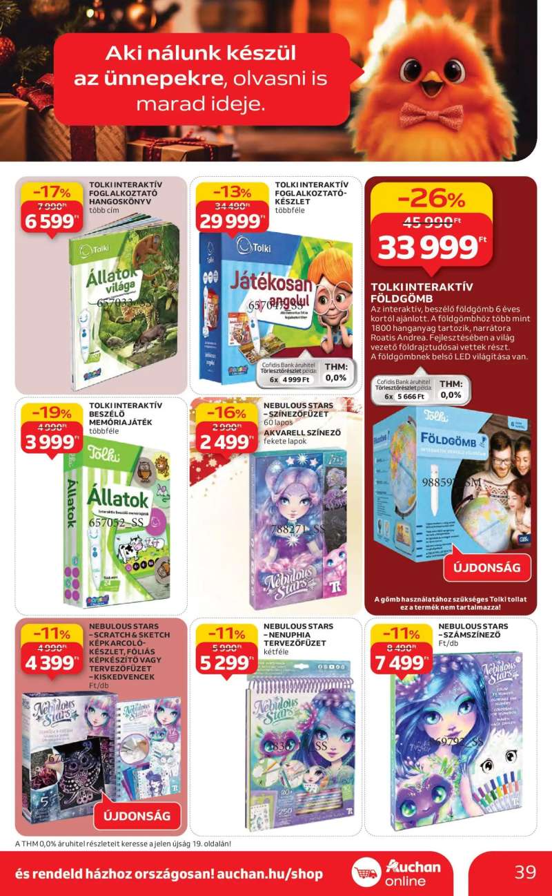 Auchan Karácsonyi ajándék ajánlataink 39 oldal