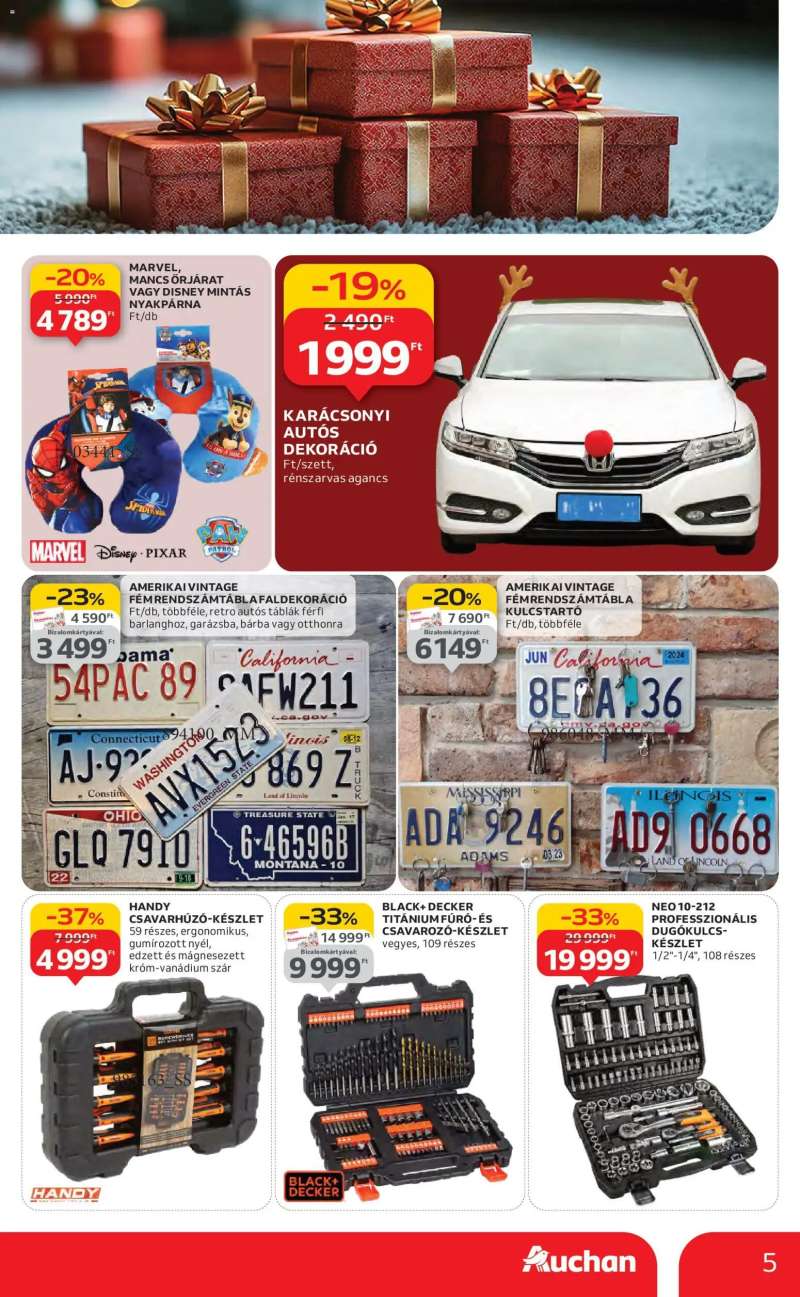 Auchan Karácsonyi ajándék ajánlataink 5 oldal