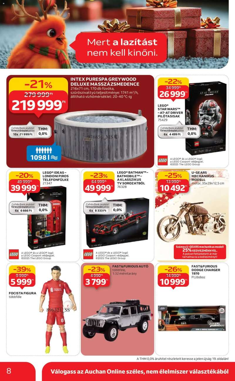 Auchan Karácsonyi ajándék ajánlataink 8 oldal