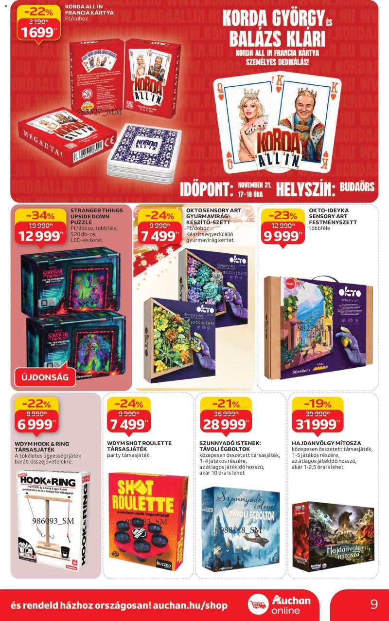 Auchan Karácsonyi ajándék ajánlataink 9 oldal
