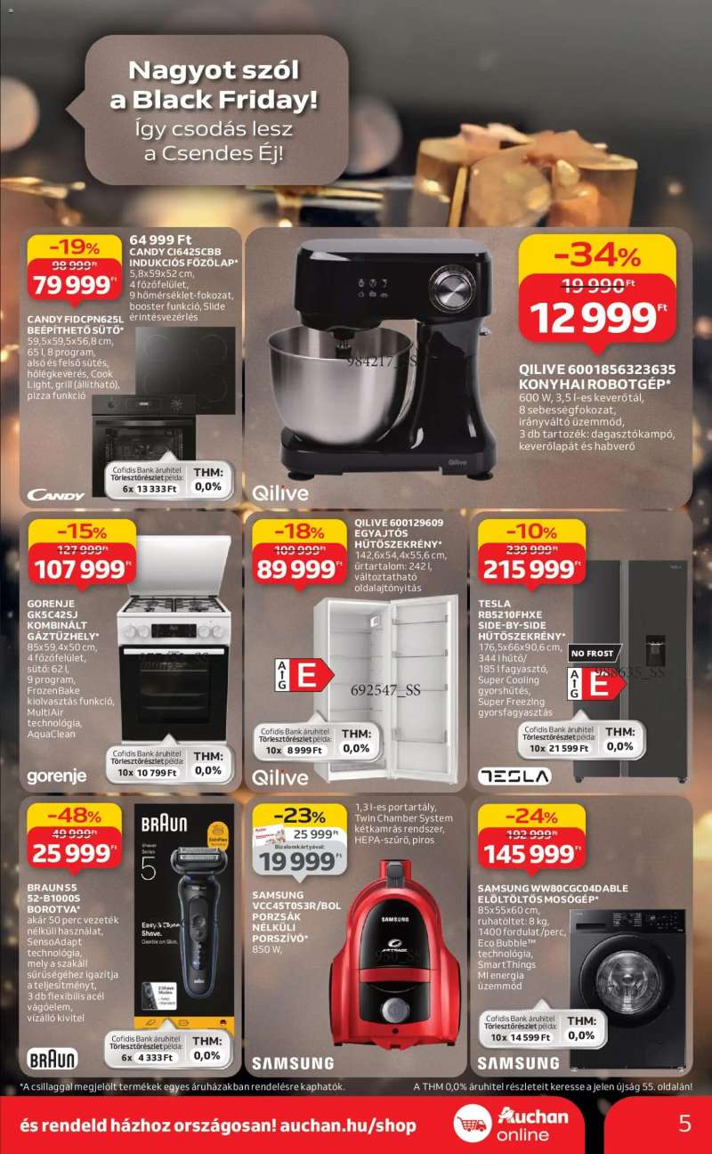 Auchan Black Friday - Hipermarket 5 oldal