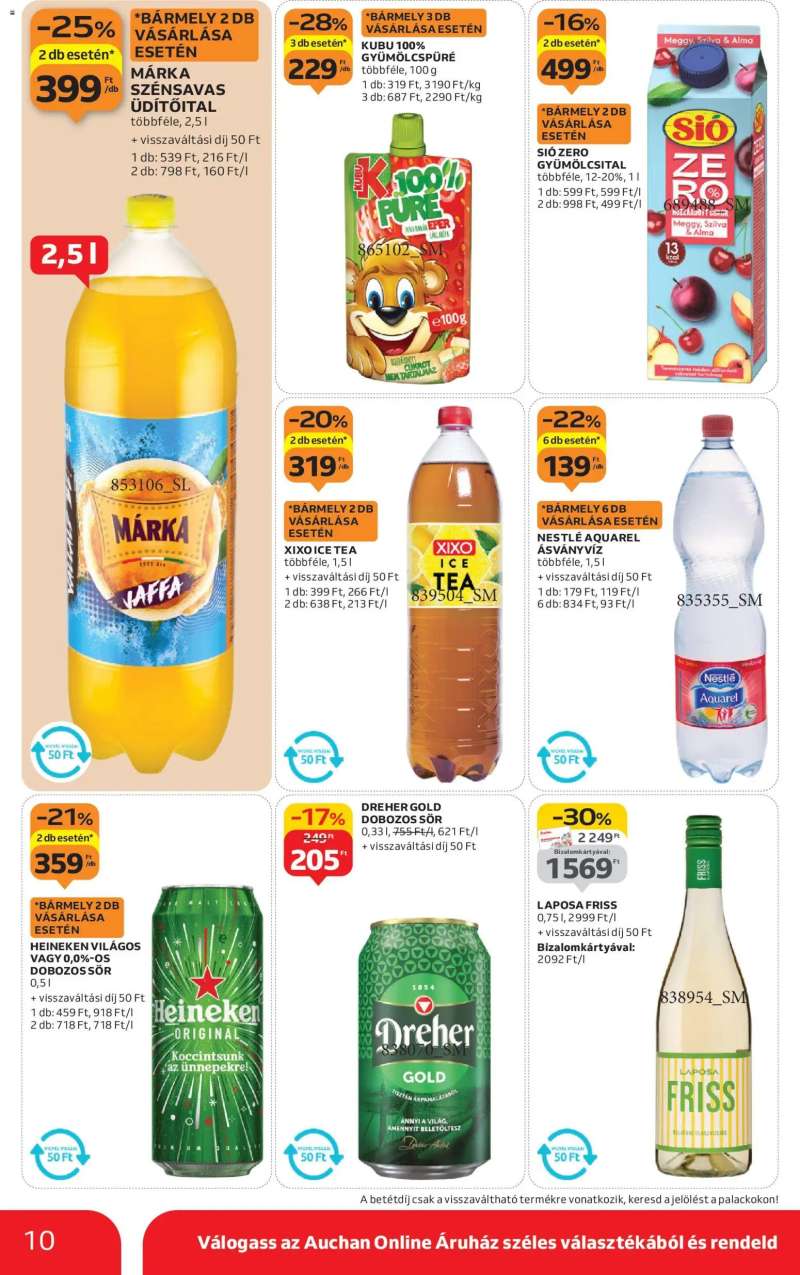 Auchan Black Friday - Szupermarket 10 oldal