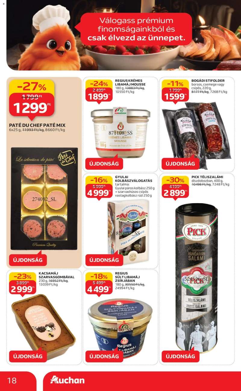 Auchan Black Friday - Szupermarket 18 oldal