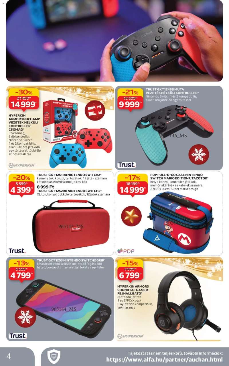 Auchan Hipermarket gamer ajánlataink 4 oldal