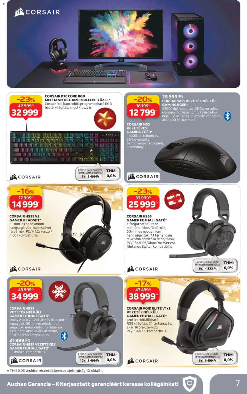 Auchan Hipermarket gamer ajánlataink 7 oldal