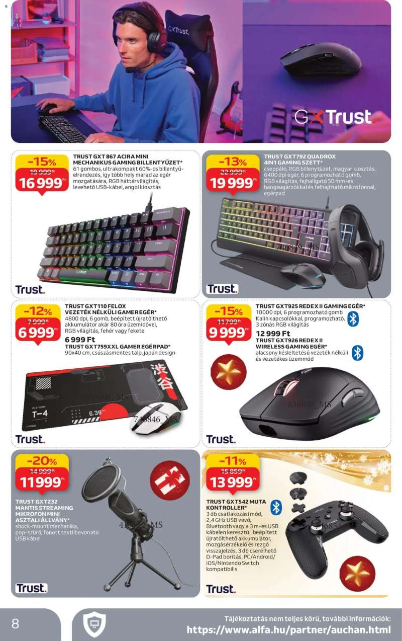 Auchan Hipermarket gamer ajánlataink 8 oldal