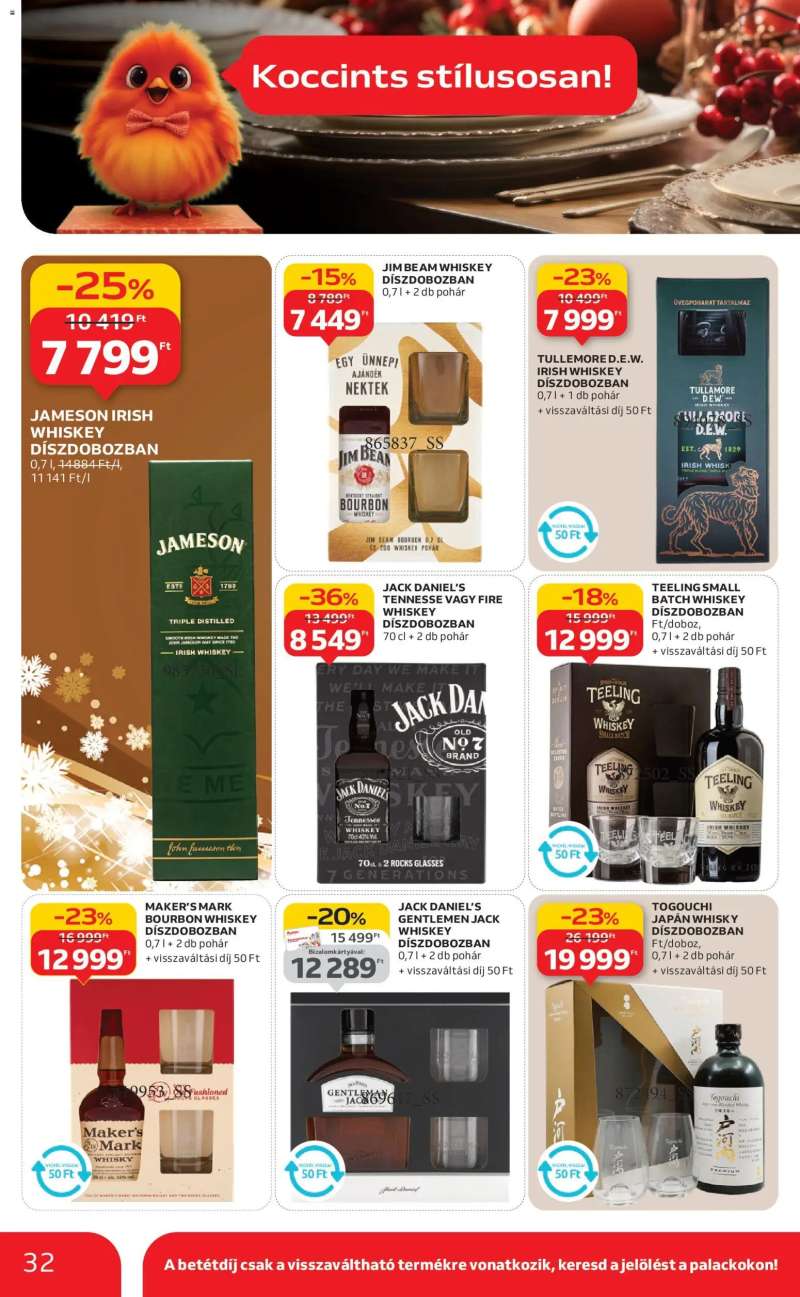 Auchan Karácsonyi prémium élelmiszer hipermarket ajánlataink 32 oldal