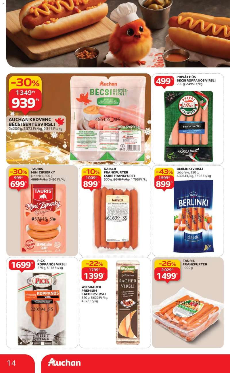 Auchan Akciós újság Auchan 14 oldal