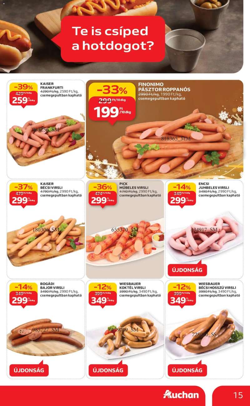 Auchan Akciós újság Auchan 15 oldal