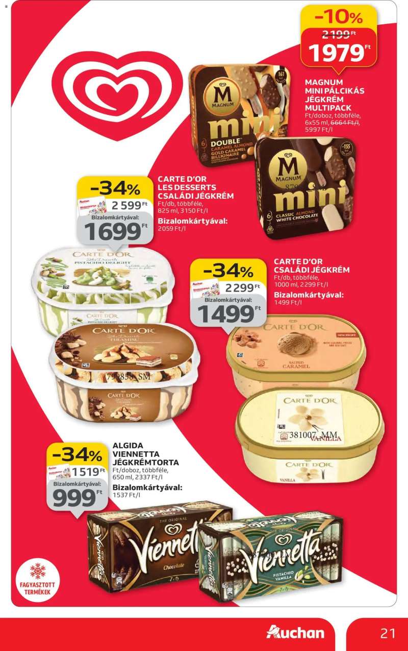 Auchan Akciós újság Auchan 21 oldal