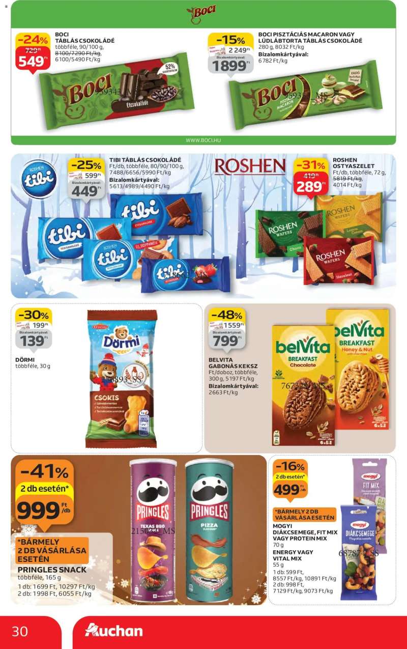 Auchan Akciós újság Auchan 30 oldal