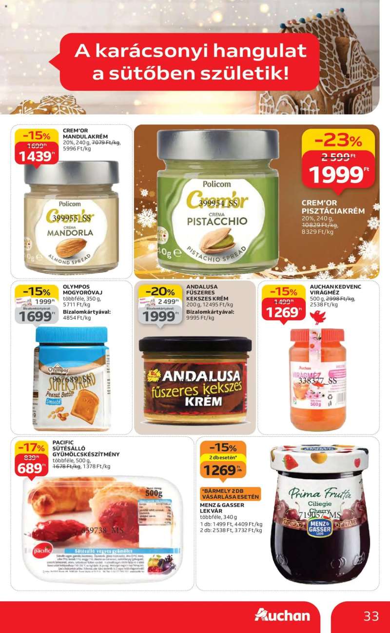 Auchan Akciós újság Auchan 33 oldal