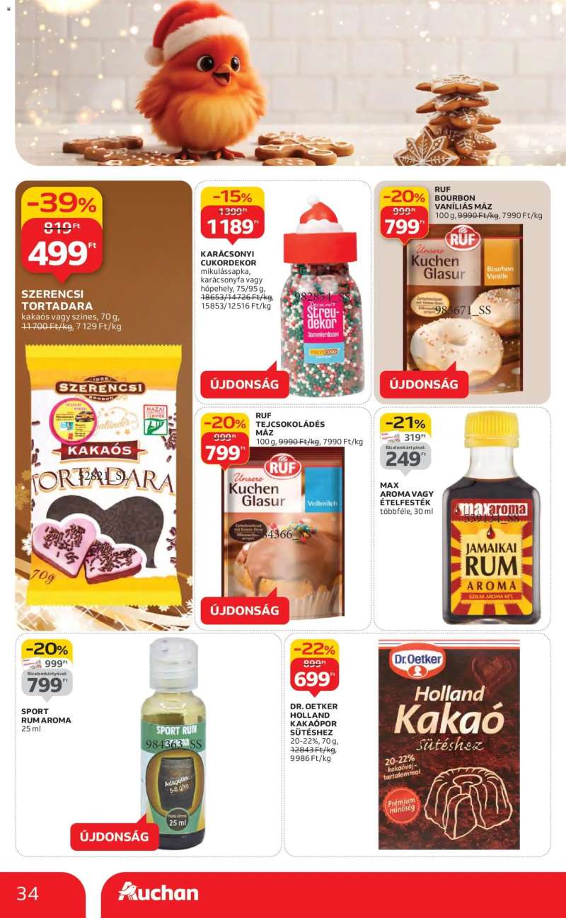 Auchan Akciós újság Auchan 34 oldal